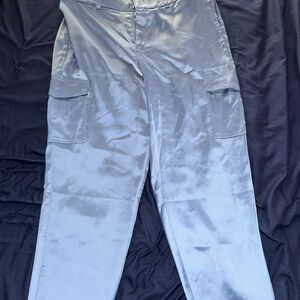 Torrid Relaxed taper satin cargo pants